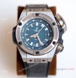Super Clone Hublot King Power Oceanographic 4000 Watch Blue Dial